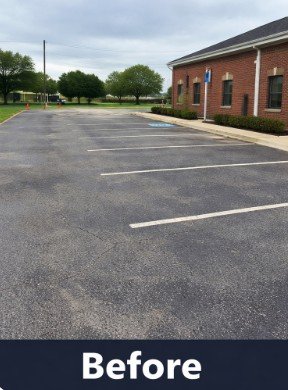 Before parking lot